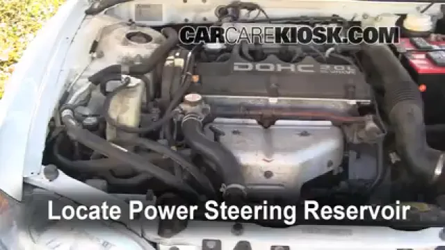 1996 Mitsubishi Eclipse RS 2.0L 4 Cyl. Power Steering Fluid Add Fluid